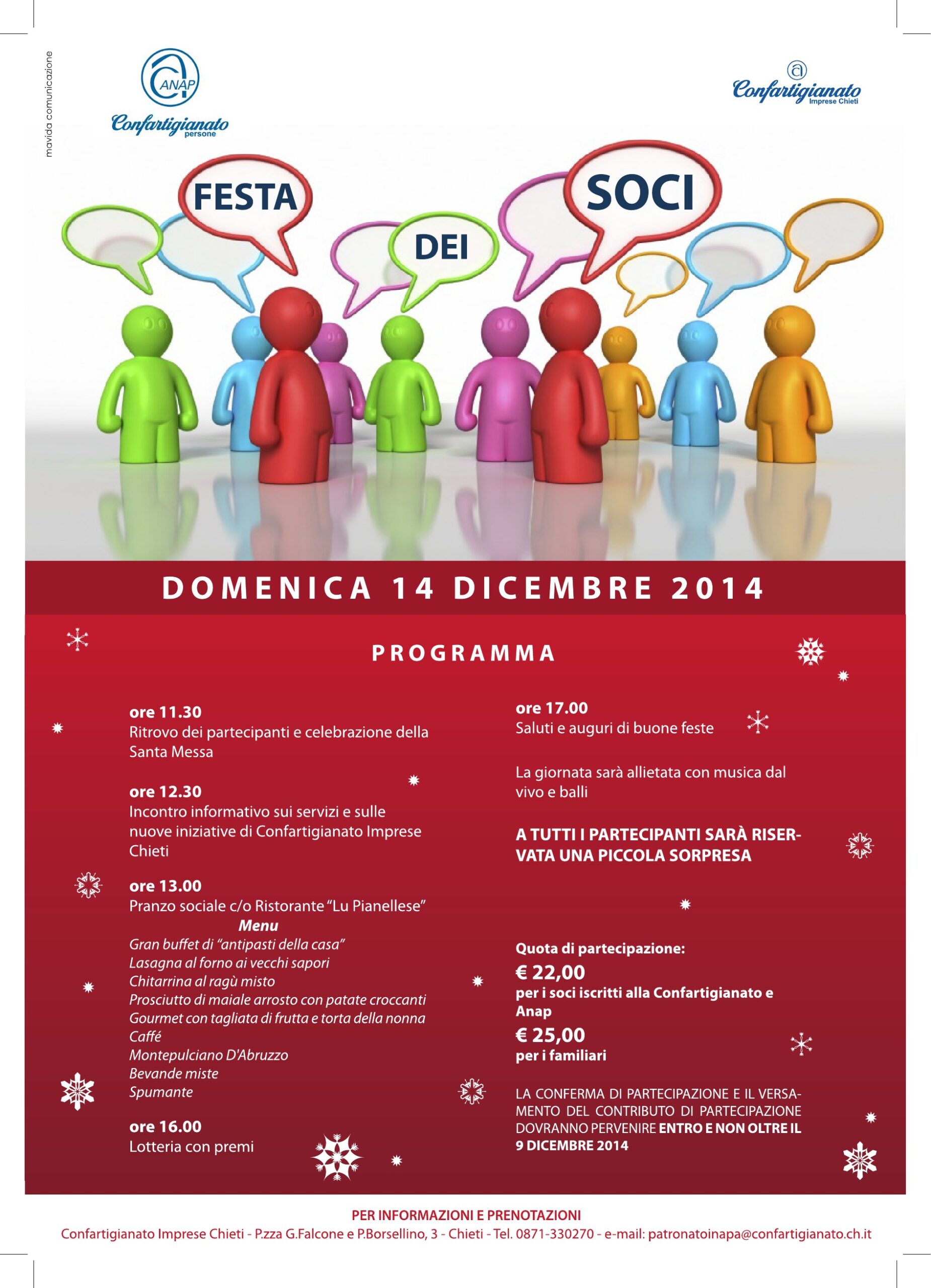 FESTA DEI SOCI A CHIETI