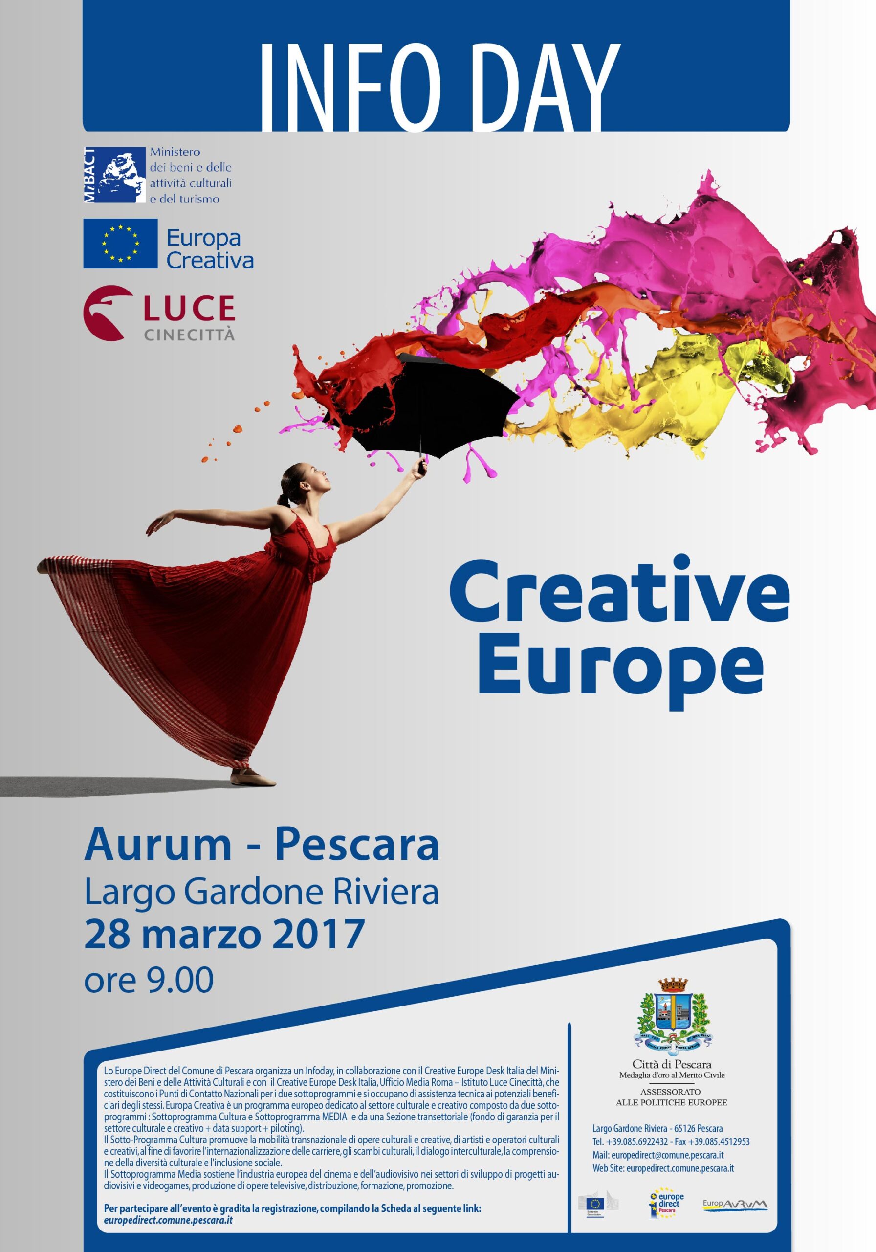 INFO DAY: Europa Creativa – 28 marzo 2017