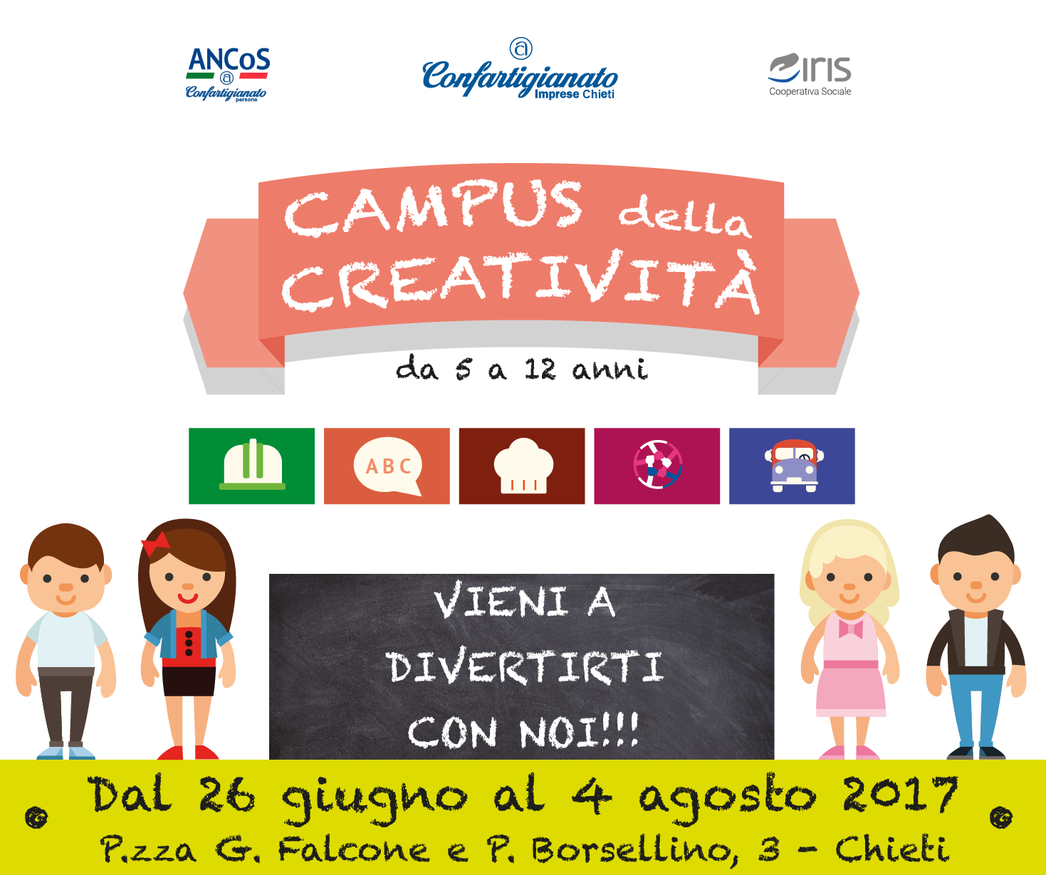 CAMPUS DELLA CREATIVITÀ: Confartigianato di nuovo impegnata per il sociale