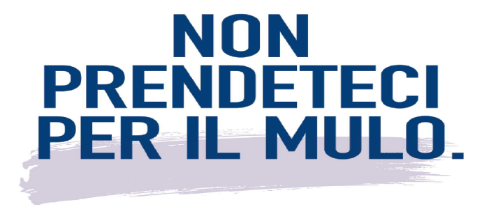 “NON PRENDETECI PER IL MULO”. Campagna stampa di Confartigianato