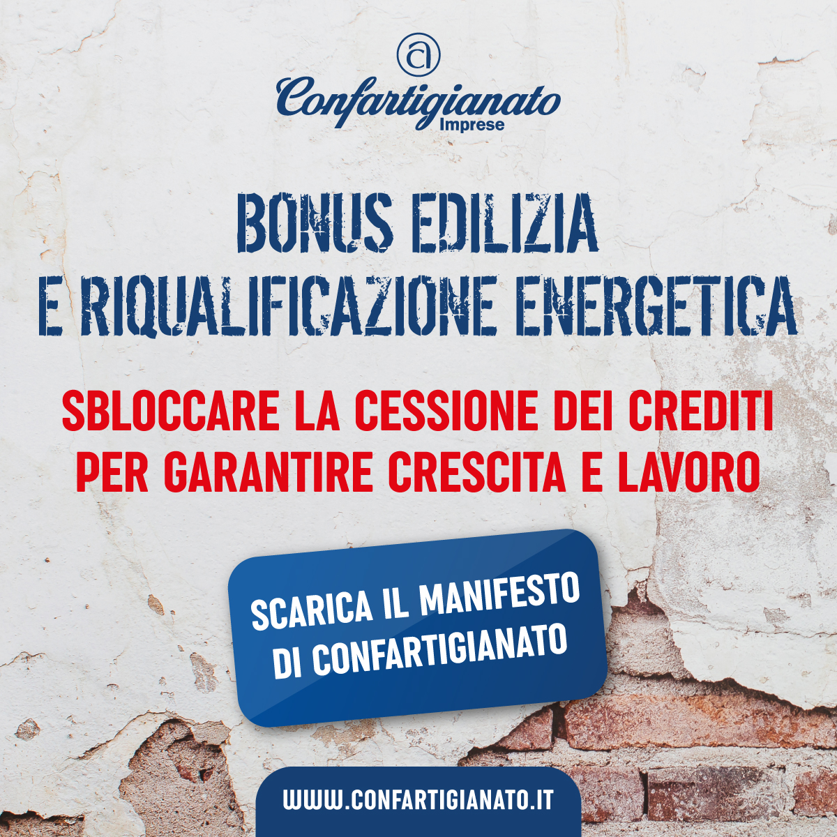 BONUS EDILIZIA: ‘Via la norma che blocca la cessione dei  crediti’