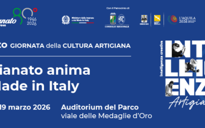 Il 19 marzo a L’Aquila protagonisti gli artigiani anima innovatrice del made in Italy